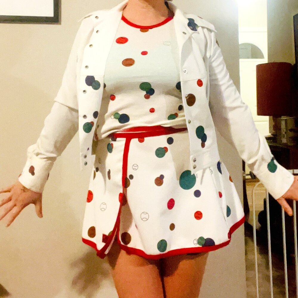 Oleg Cassini Vintage 3-piece Tennis Suit